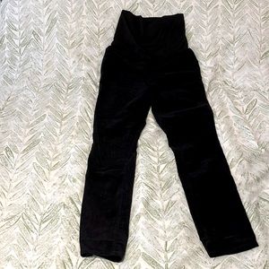 LOFT Maternity black corduroy pants, size 6!